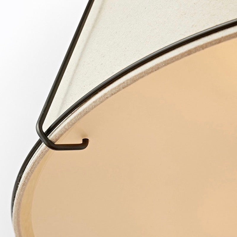 Minimalist Cone Fabric Iron Frame Pendant Lamp