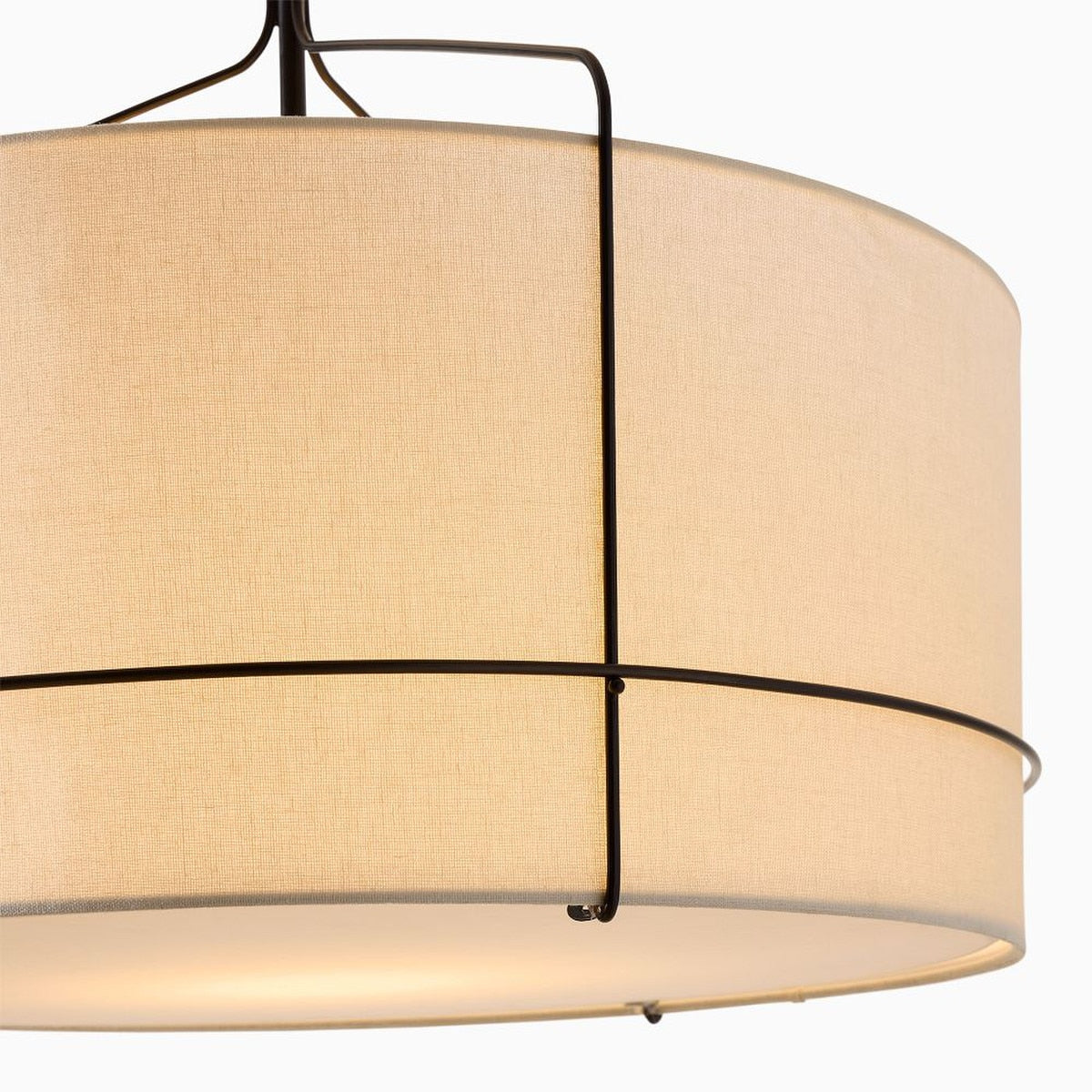 Horelia Pendelleuchte – Industrielle Deckenleuchte mit dunkelbronzefarbenem Metall