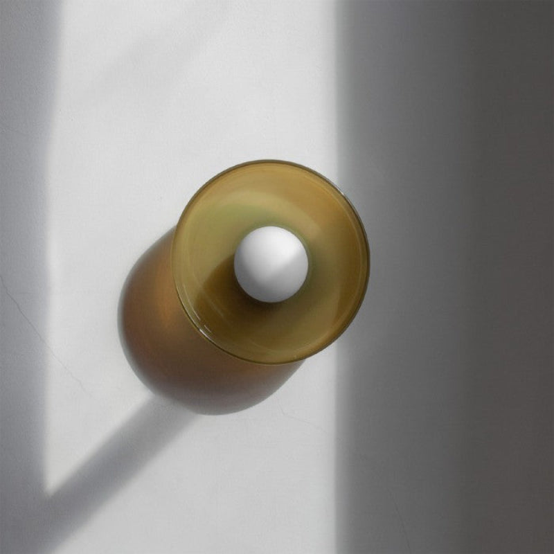 Morandi Disc Glass Wall Lamp Ceiling Lamp