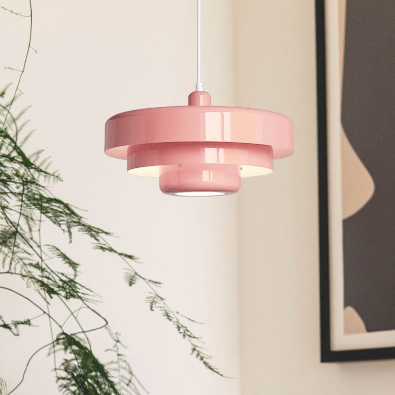 Bauhaus Three-Layer Disc Pendant Light