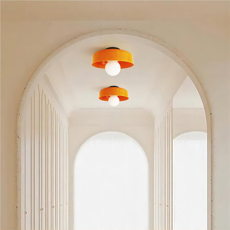 Morandi Disc Glass Wall Lamp Ceiling Lamp