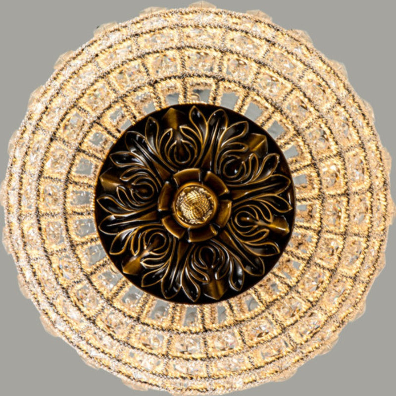 Einzigartiger Vintage-Kronleuchter mit Juwelenkugeln