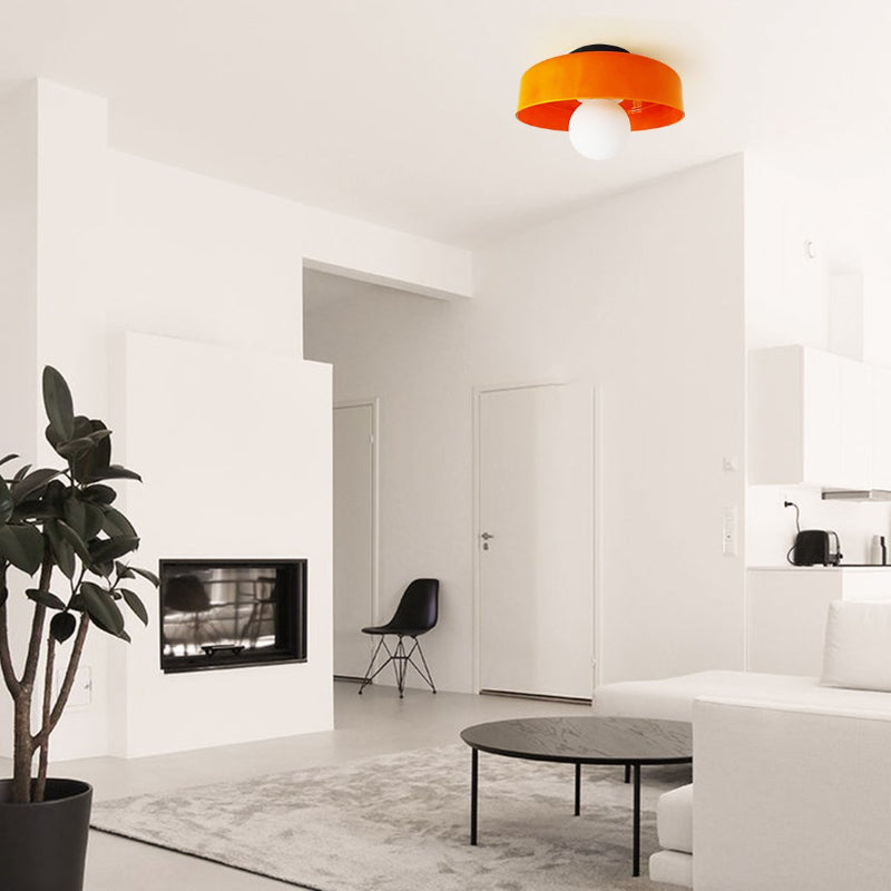 Morandi Disc Glass Wall Lamp Ceiling Lamp