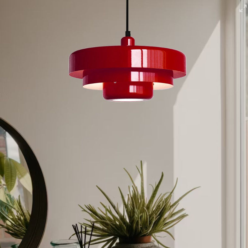 Bauhaus Three-Layer Disc Pendant Light