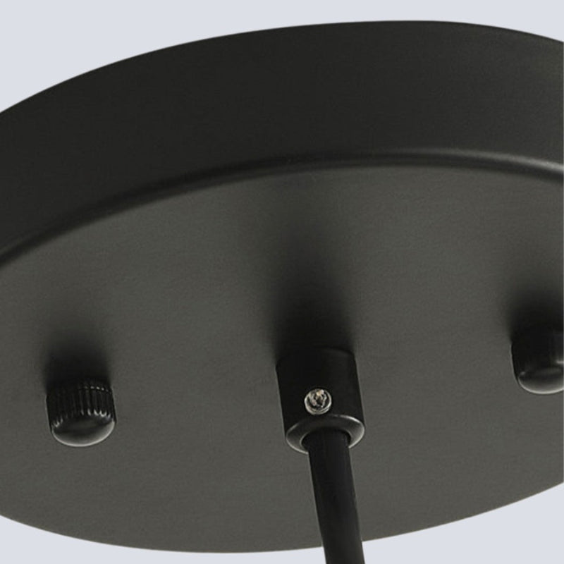 Doppeltrommelförmige Stoff-Pendelleuchte