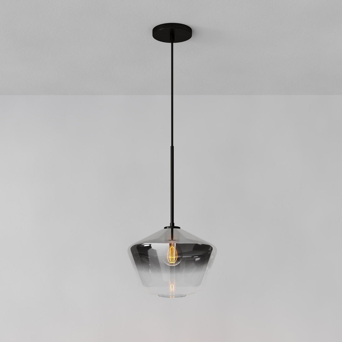 Merin Transparent Glass Sculpture Geometric Pendant Lamp