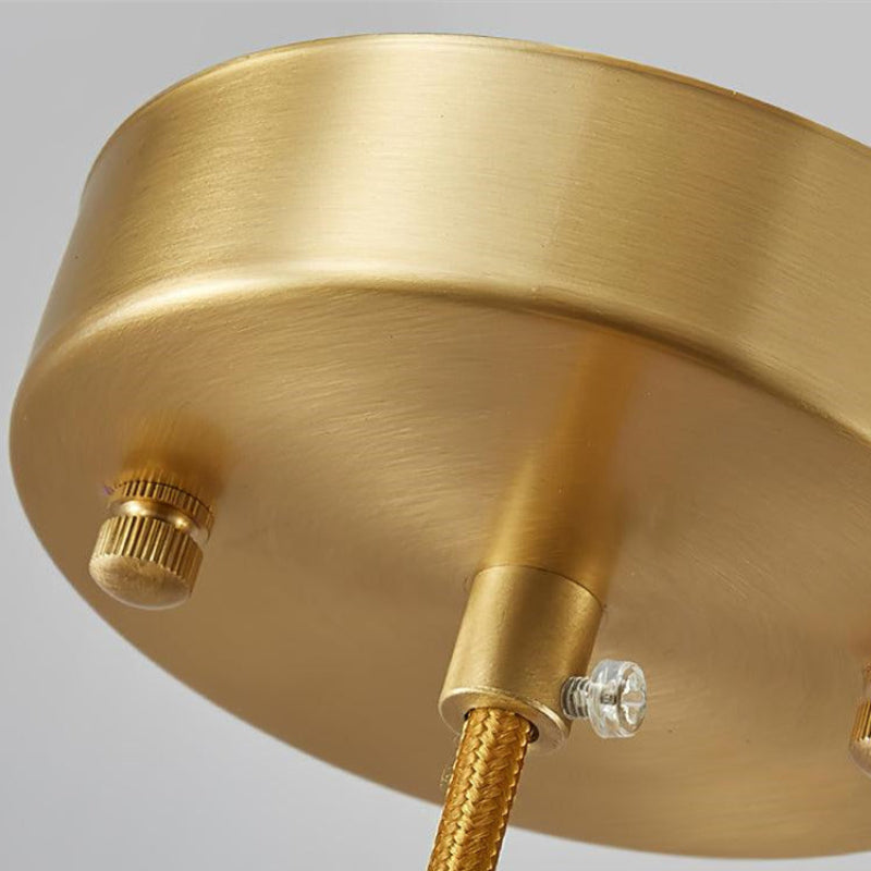 Scandinavian Geometric Alabaster Texture Pendant Light