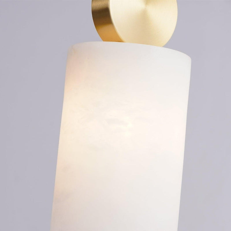 Scandinavian Geometric Alabaster Texture Pendant Light