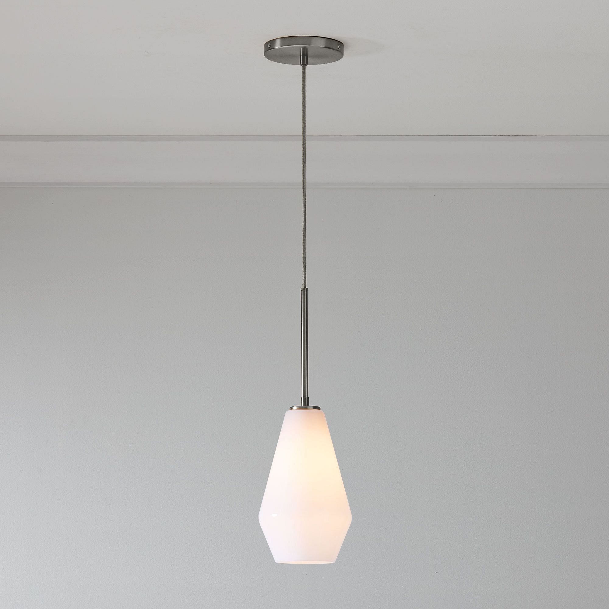 Merin Transparent Glass Sculpture Geometric Pendant Lamp