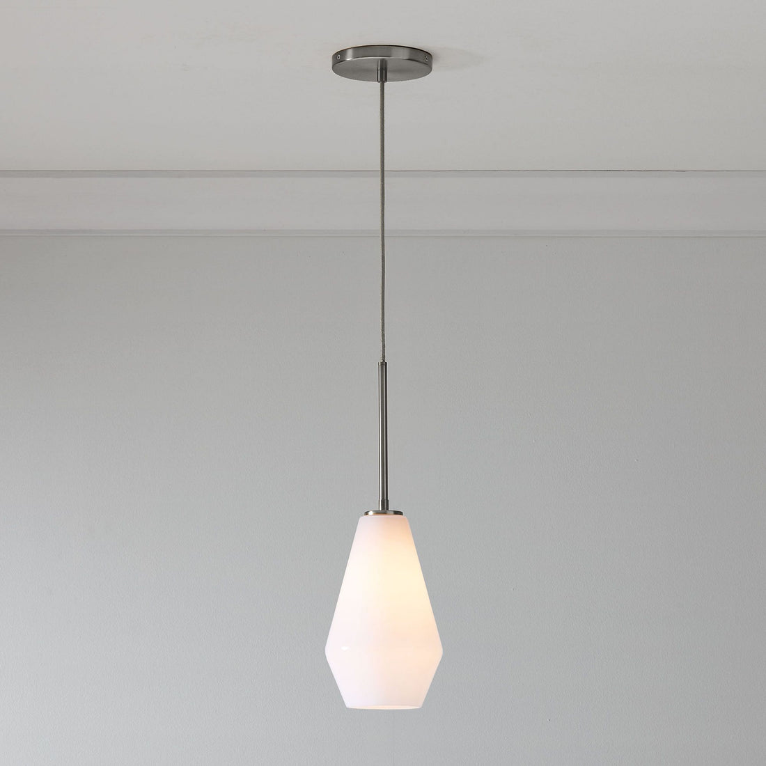Merin Transparent Glass Sculpture Geometric Pendant Lamp