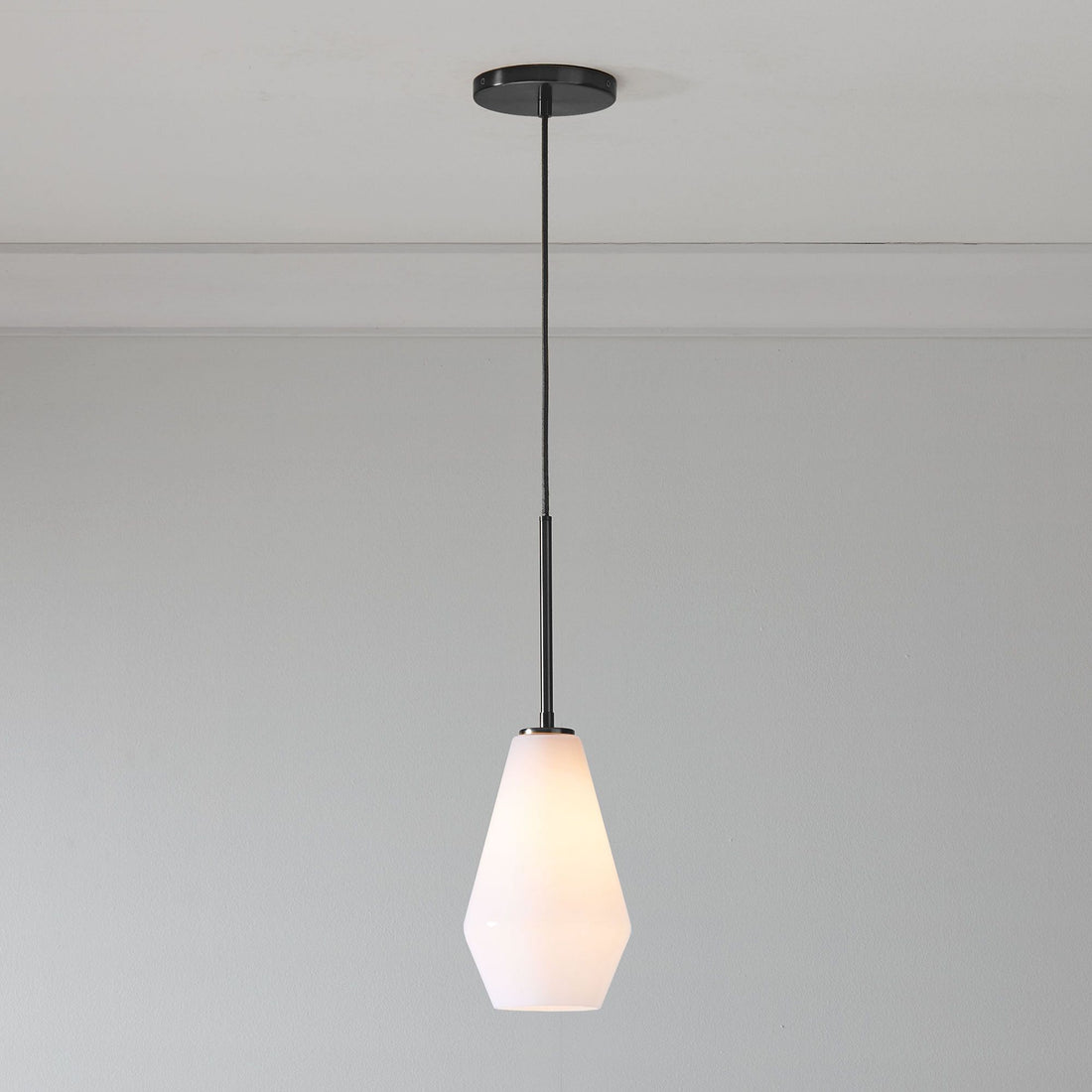 Merin Transparent Glass Sculpture Geometric Pendant Lamp