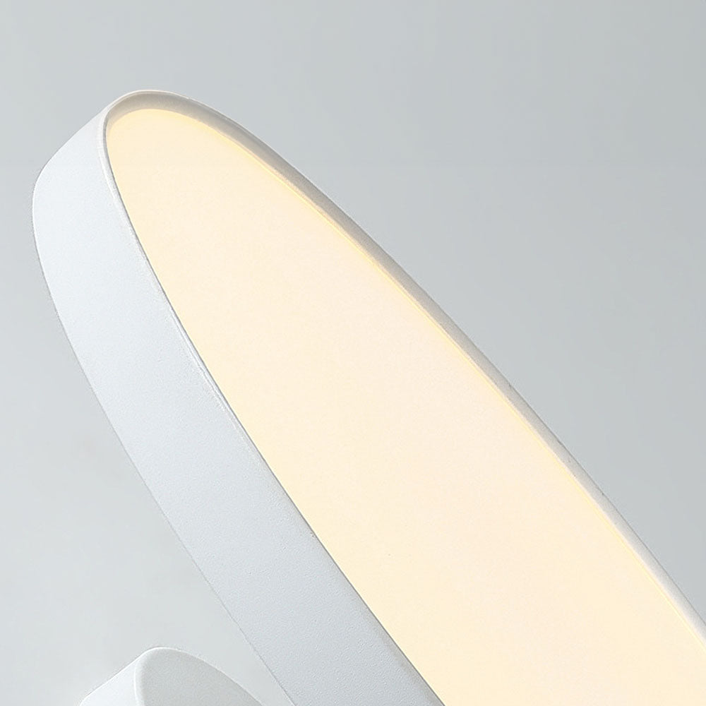 Acrylic LED Round Ceiling Light - Minimalist Semi-Flush for Bedroom