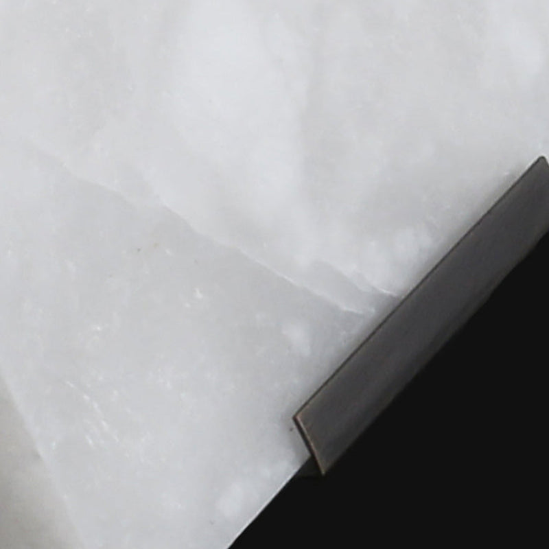 Modern Cube Alabaster Wall Lamp