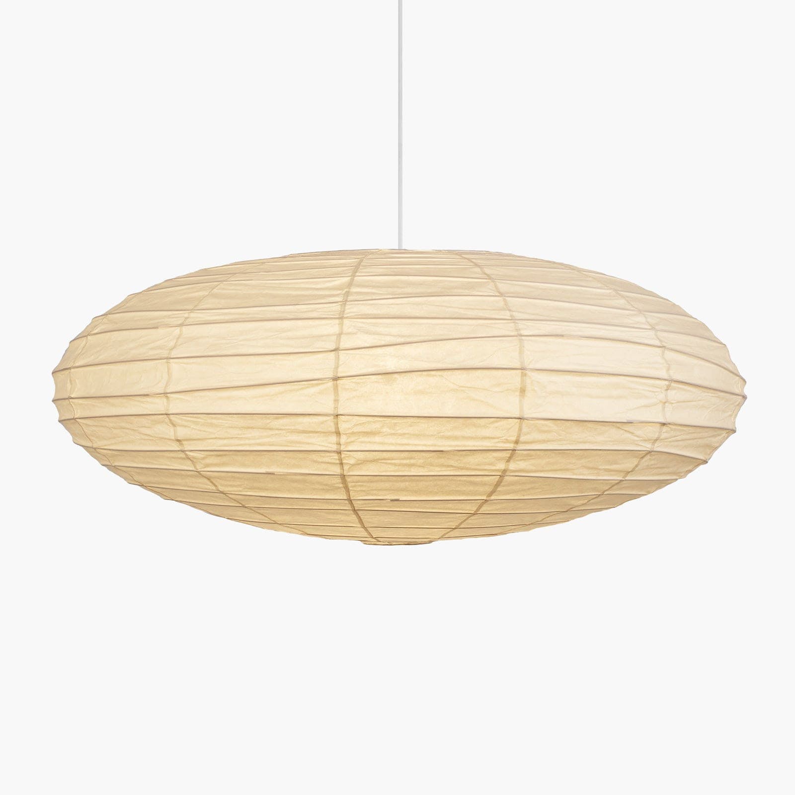 Washi Paper Pendant Lamp - Minimalist Japanese Light for Bedroom Decor