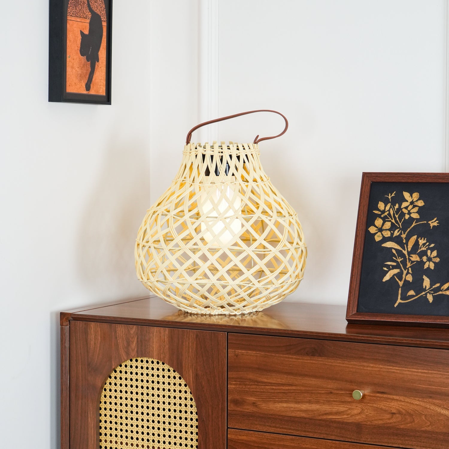 Woven Sphere Lantern Outdoor Lamp - Solar Outdoor Lamp Great