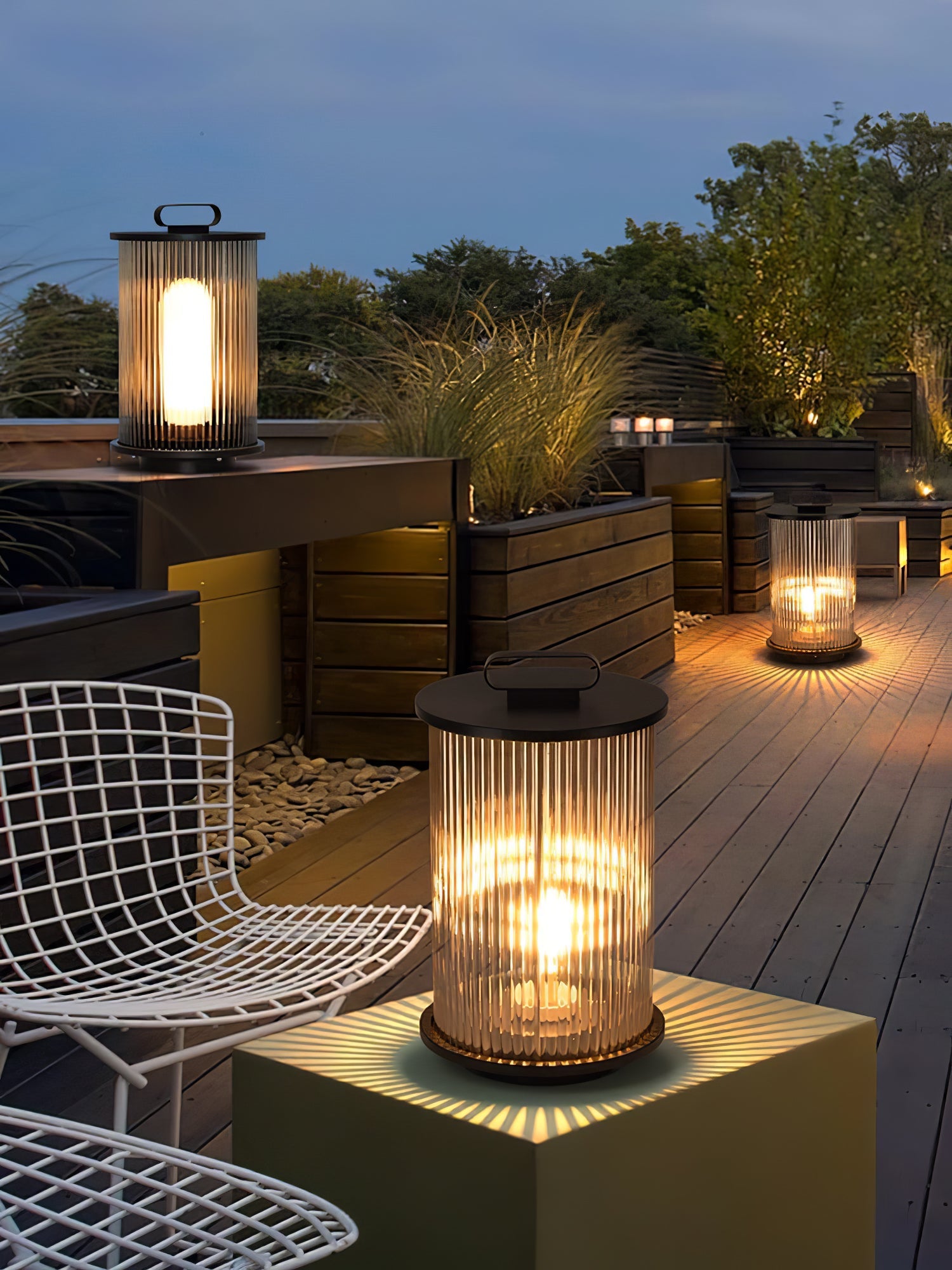 Lantern Garden Outdoor Light - Garden Outdoor Lamp Ideal for Walkways