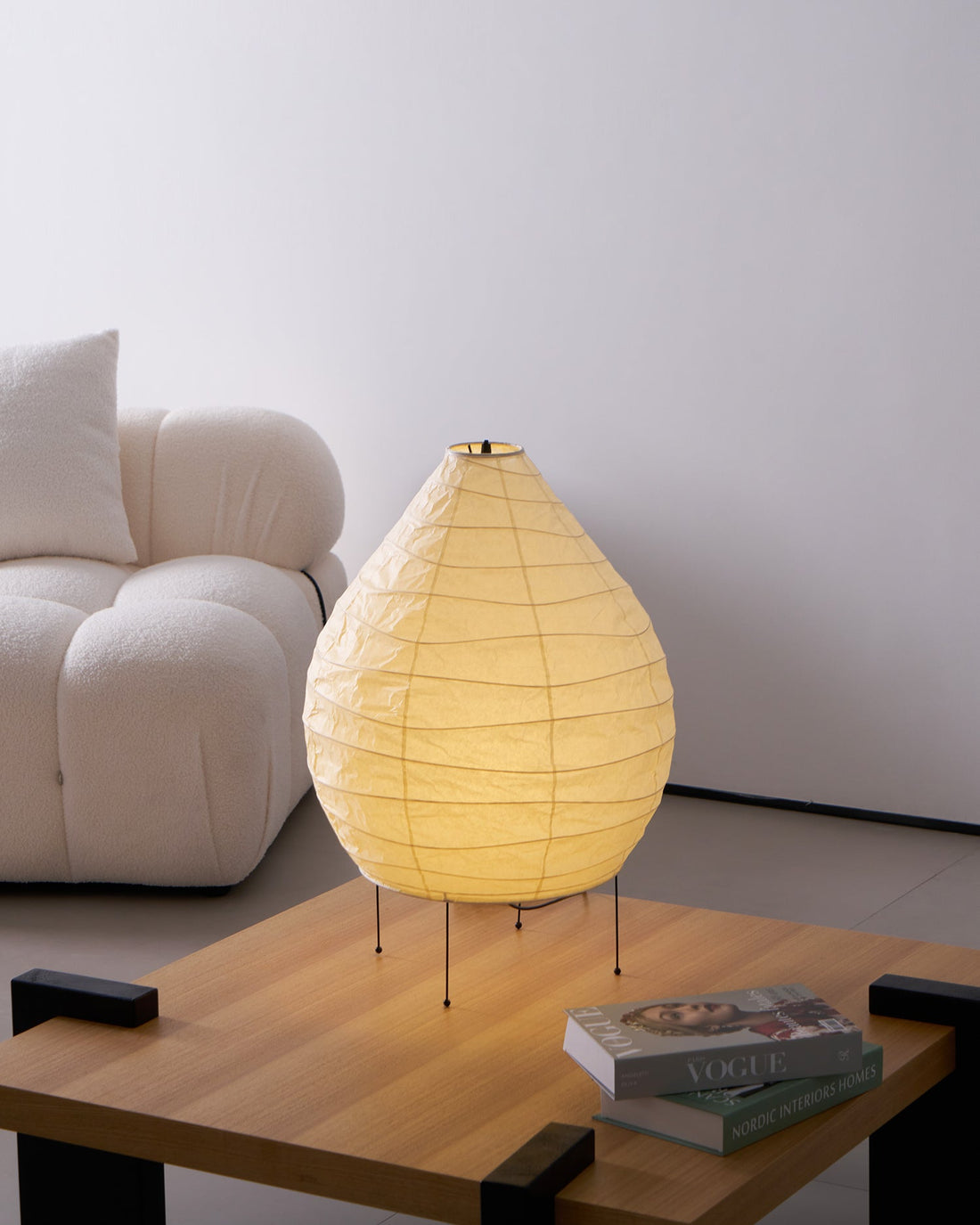 Tischlampe aus Washi-Papier – Laternendesign für Wohnzimmer und Schlafzimmer
