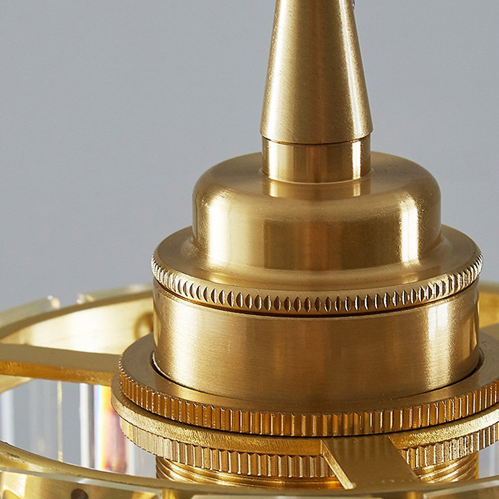Luxury Pendant Light – Glass Gold Fixture for Elegant Home Interiors
