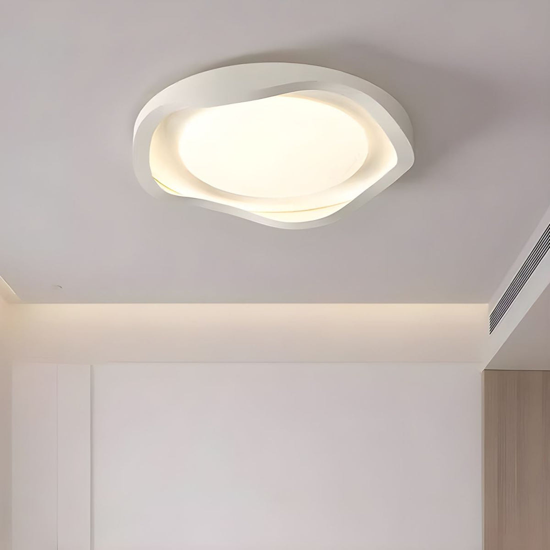 Geometric LED Ceiling Light – Acrylic Modern Fixture for Stylish Rooms