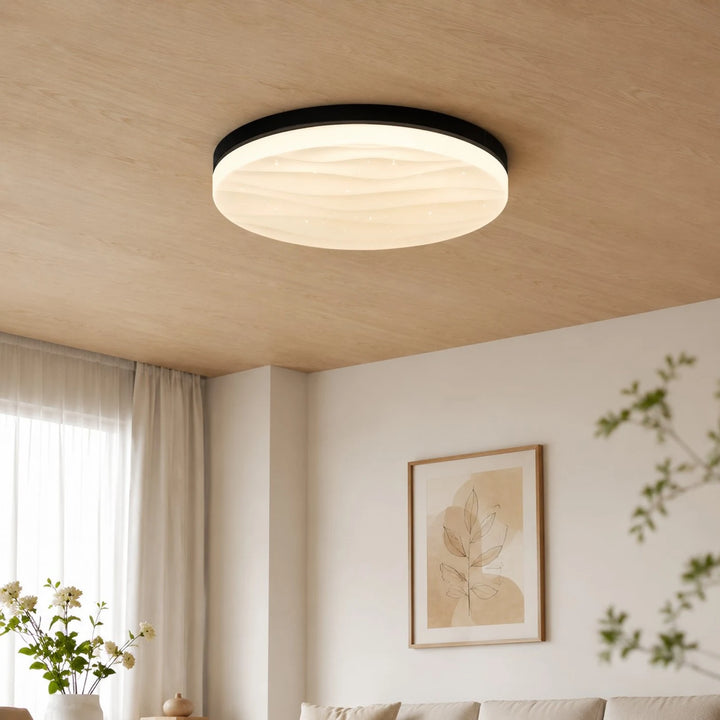 Italian minimalist starry sky flush mount ceiling light image 6