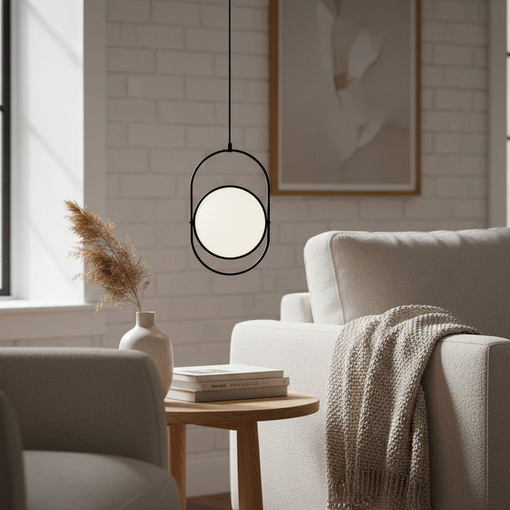 Kuvia Elegant Pendant Lamp – Refined Glass Pendant Light for Kitchen and Lounge Areas N67