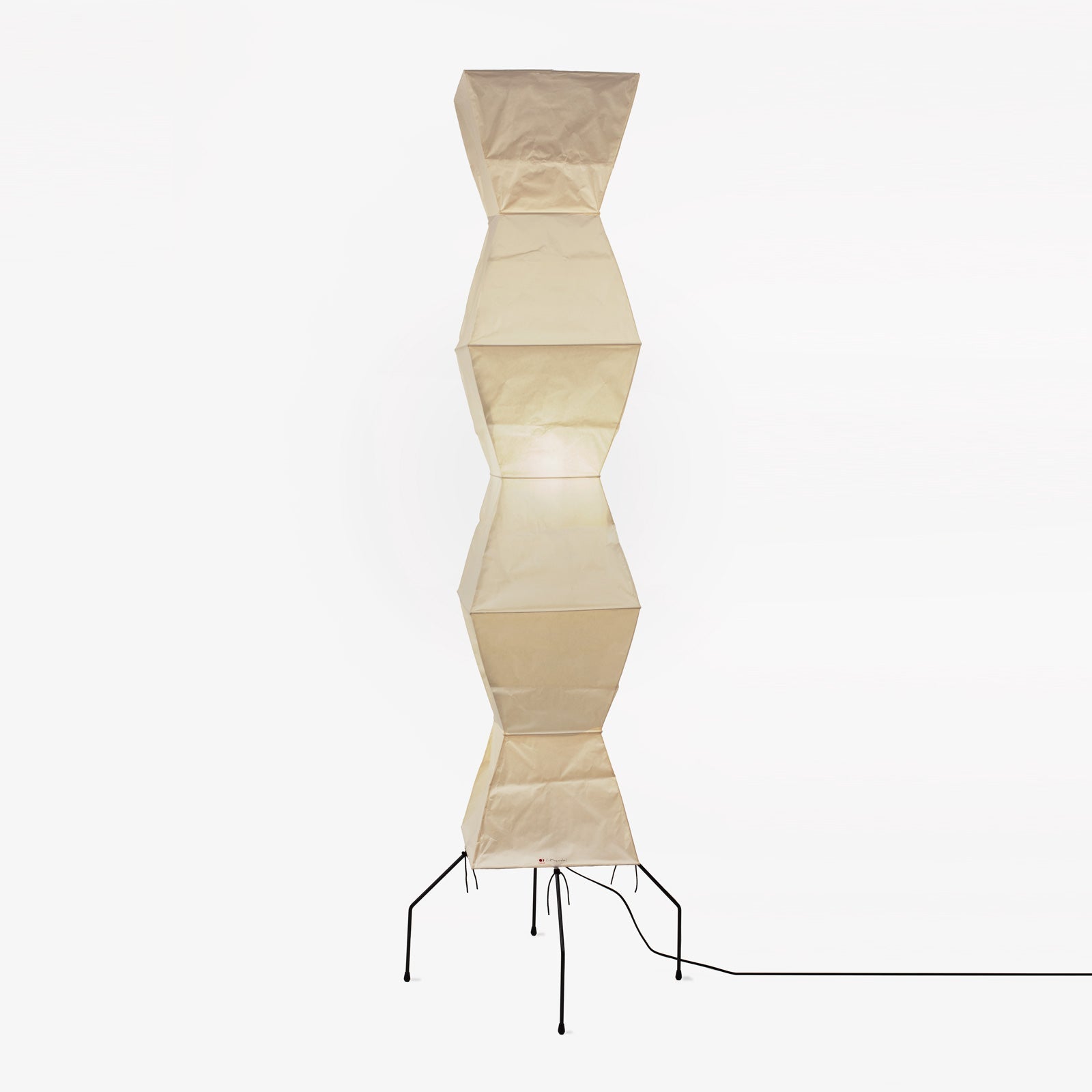 Rice Paper Floor Lamp - Bamboo Frame Soft Light for Living Room