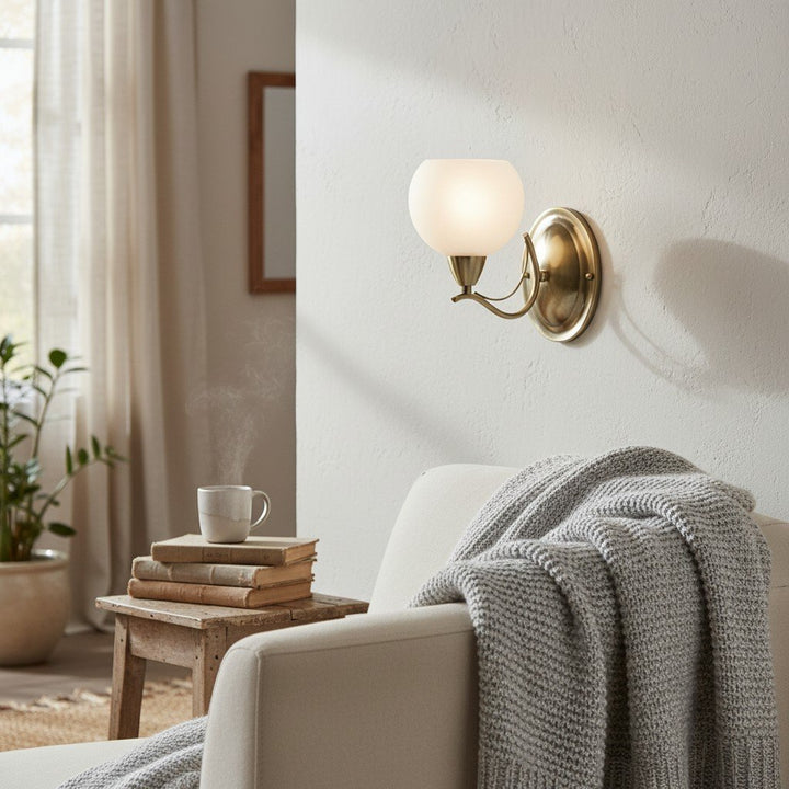 Armicora Modern Curved Wall Light – Elegant Decorative Fixture for Living Rooms & Bedrooms