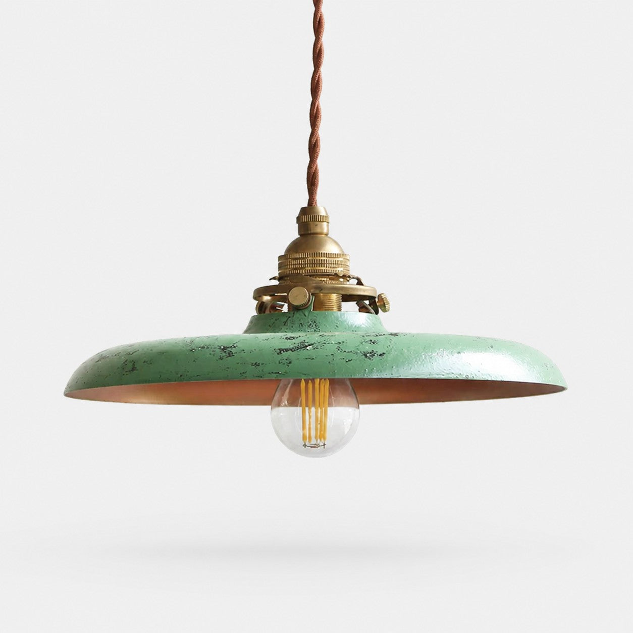Hand-Rusted Nordic Farmhouse Pendant Light Fixture