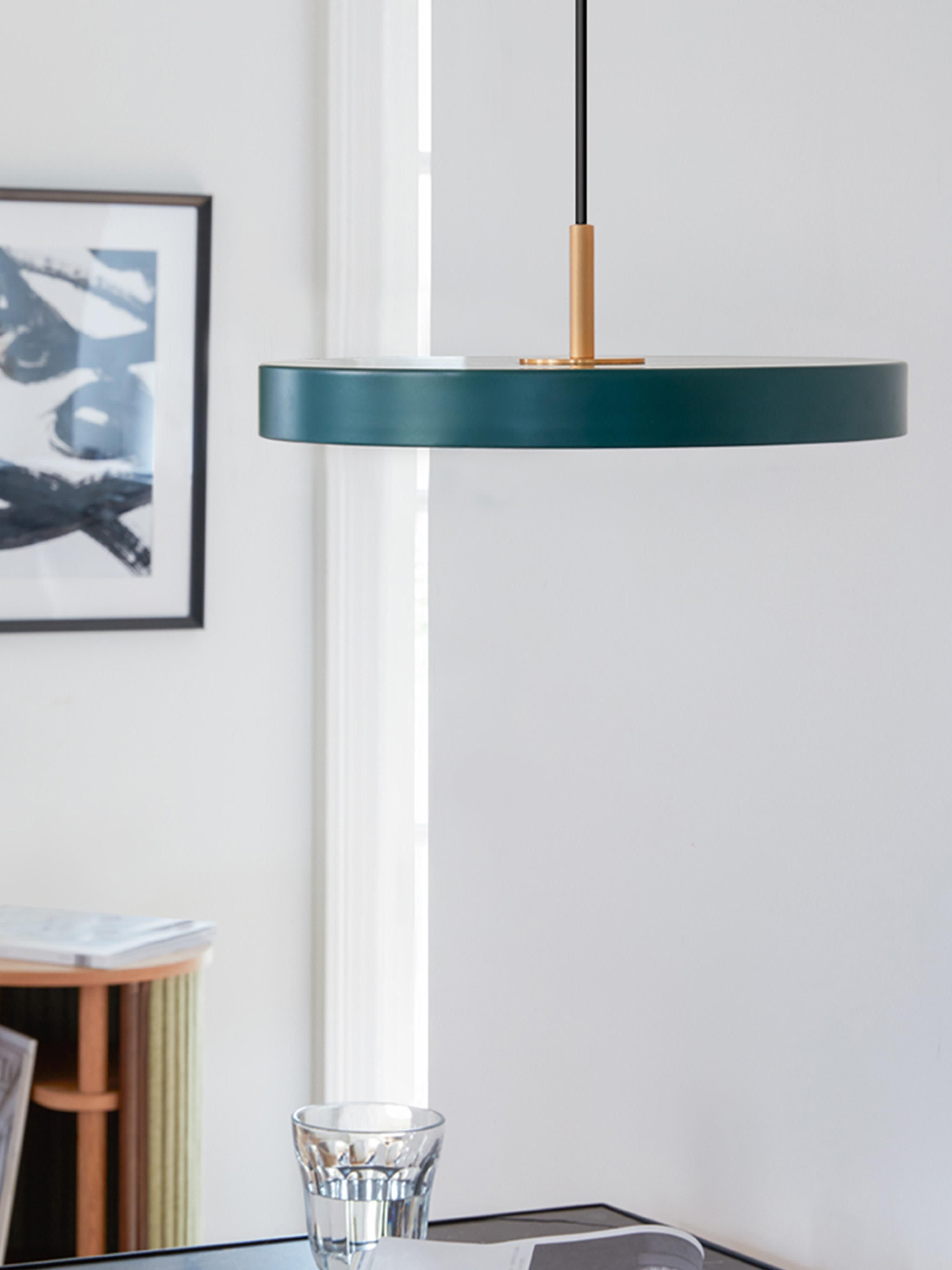 Asteria Minimalist Metal and Acrylic LED Pendant Light