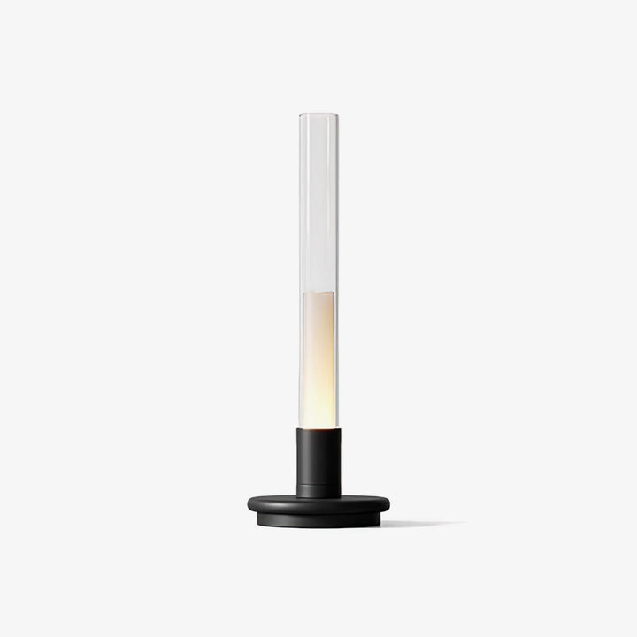 Säulen-Tischlampe mit eingebautem Akku - Tischlampe für den Innenbereich mit Touch-Steuerung