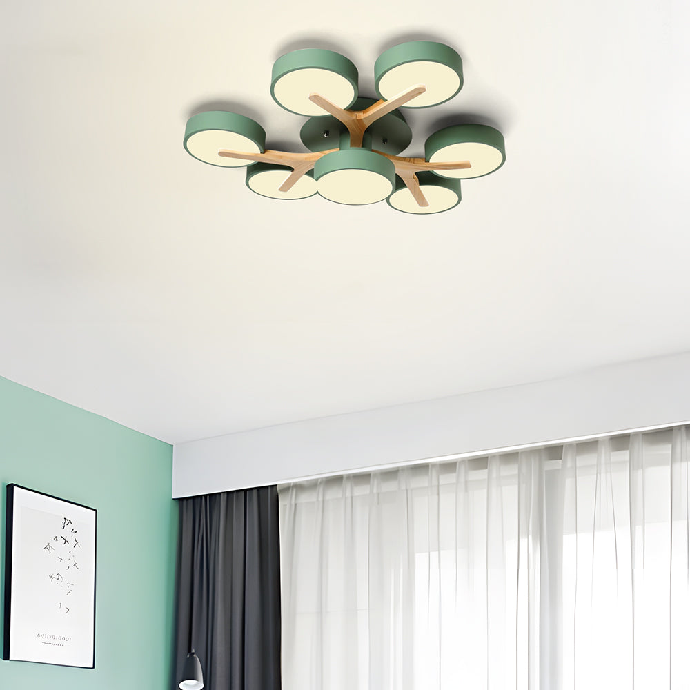 Contemporary Luxurious Ceiling Light - Acrylic Fixture for Living Room
