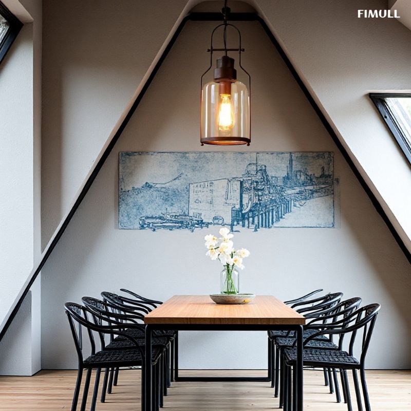 Antikes Eisen im Vintage-Industriestil Pendelleuchte