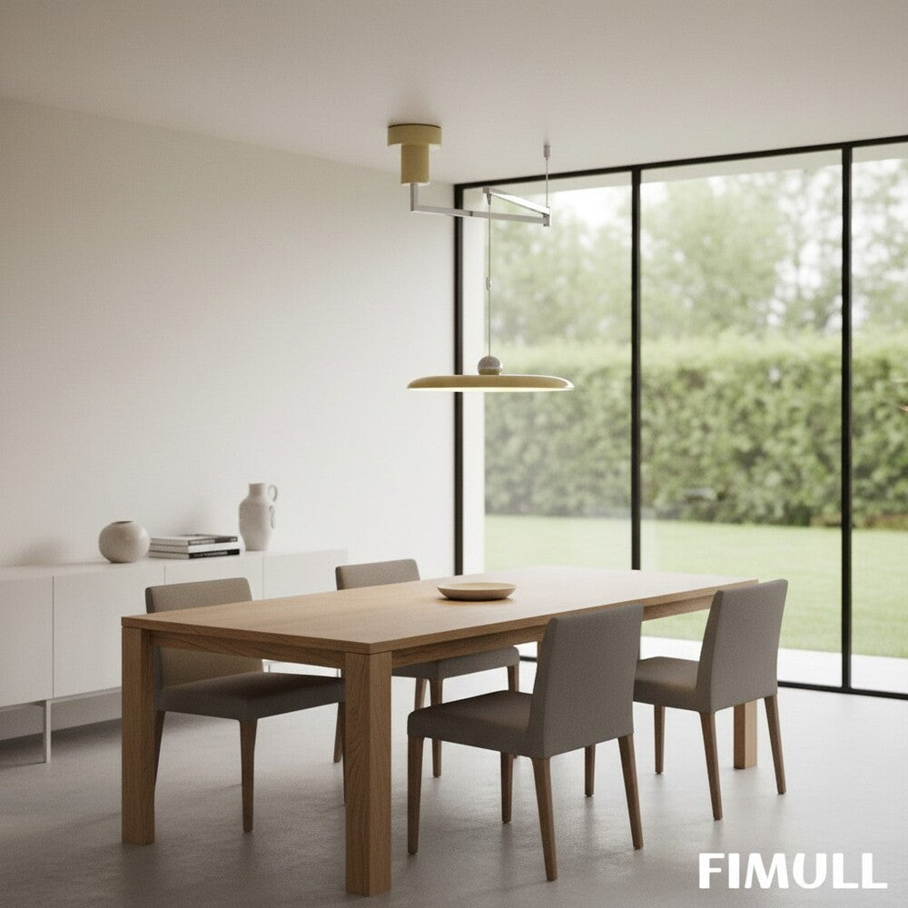 Minimalistische Pendelleuchte mit Schwenkarm – Esszimmer Küche
