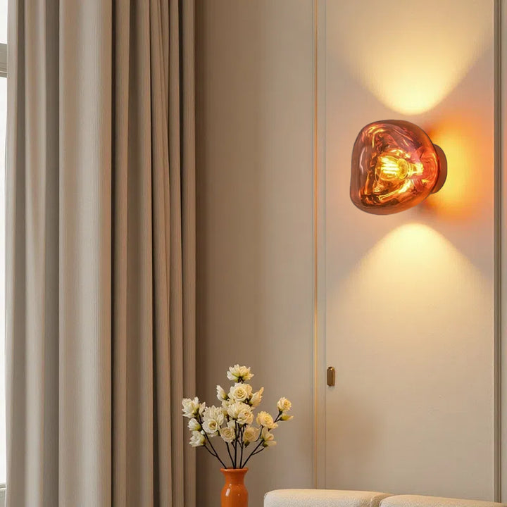 Dynamic Lava Curve Design Wall Lamp