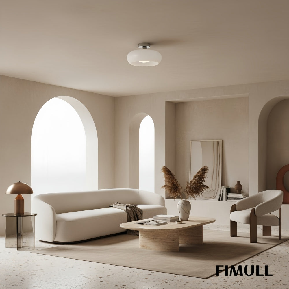 Chic Bauhaus Disc Ceiling Light for Contemporary Homes and Studios