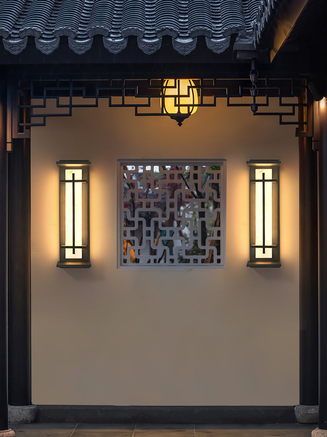 Quadratische Außenwandleuchte - Wasserdichte LED-Lampe für Garten &amp; Terrasse