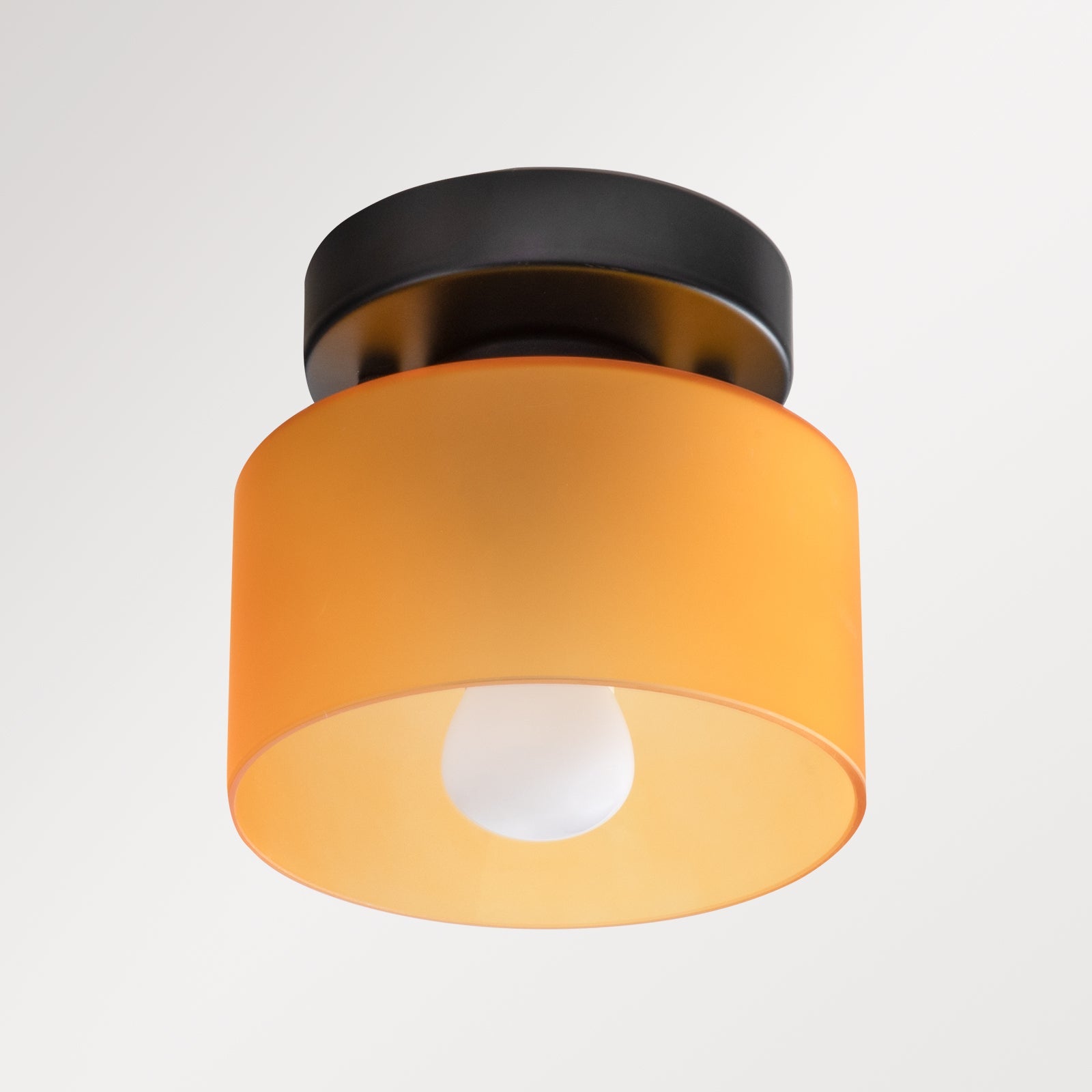 Bauhaus Glas Deckenleuchte - Minimalistische Mini Design Lampe für den Flur