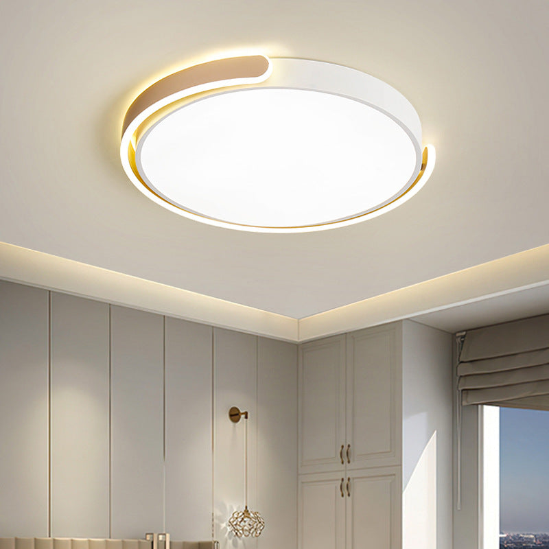 Minimalist LED Ceiling Light – Round Acrylic Fixture for Bedroom