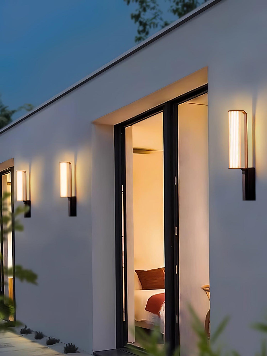 Outdoor Floor Lamp - Stainless Steel Acrylic Industrial Lighting