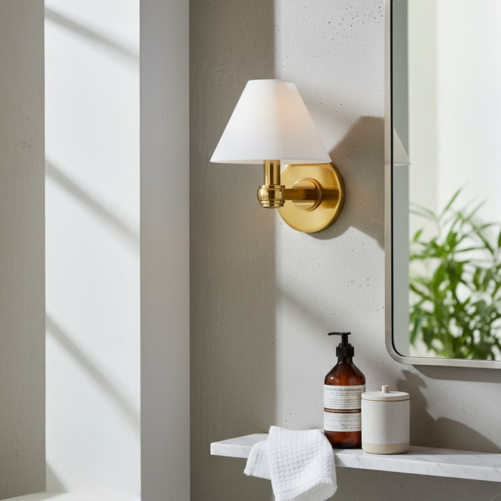 Roven Metal Wall Sconce – Sleek Metal Single or Triple Sconce for Vanity or Bathroom