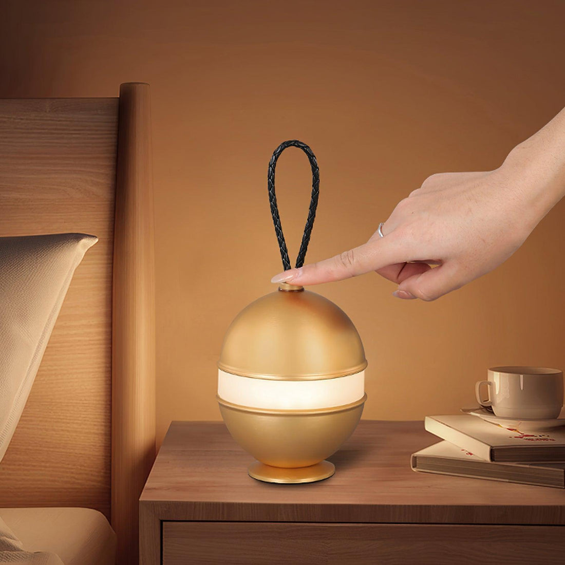 Tragbare Akku-Tischlampe – Touch-Licht für drinnen &amp; draußen