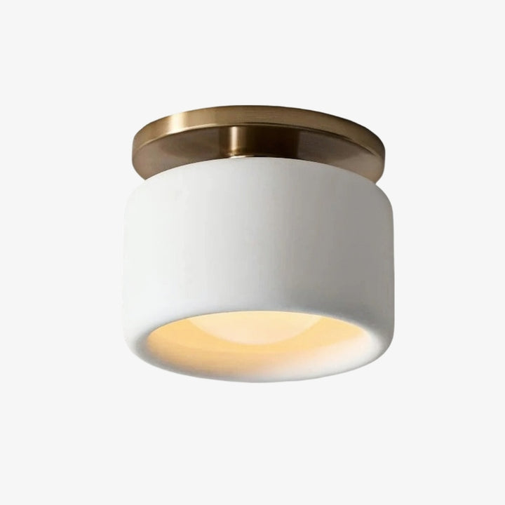 Minimalistische Runde Keramik Deckenleuchte Für Wohnräume Und Gewerbe