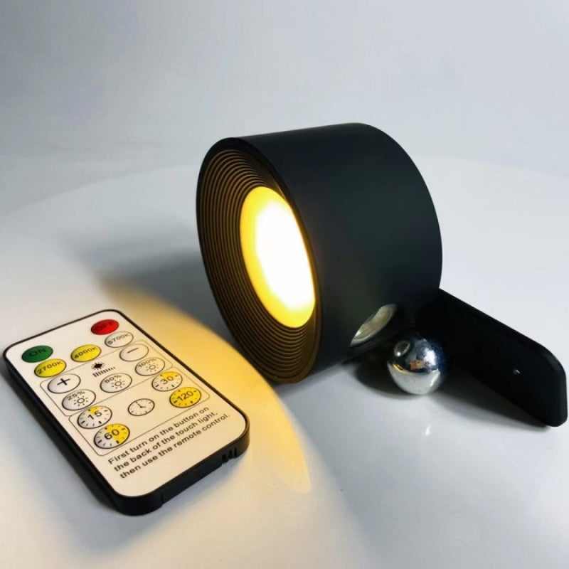 Drehbare industrielle Wandlampe mit USB-Ladefunktion