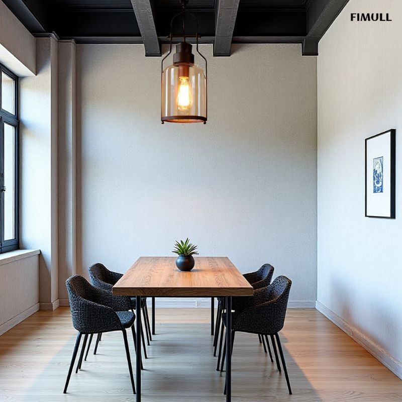 Antikes Eisen im Vintage-Industriestil Pendelleuchte