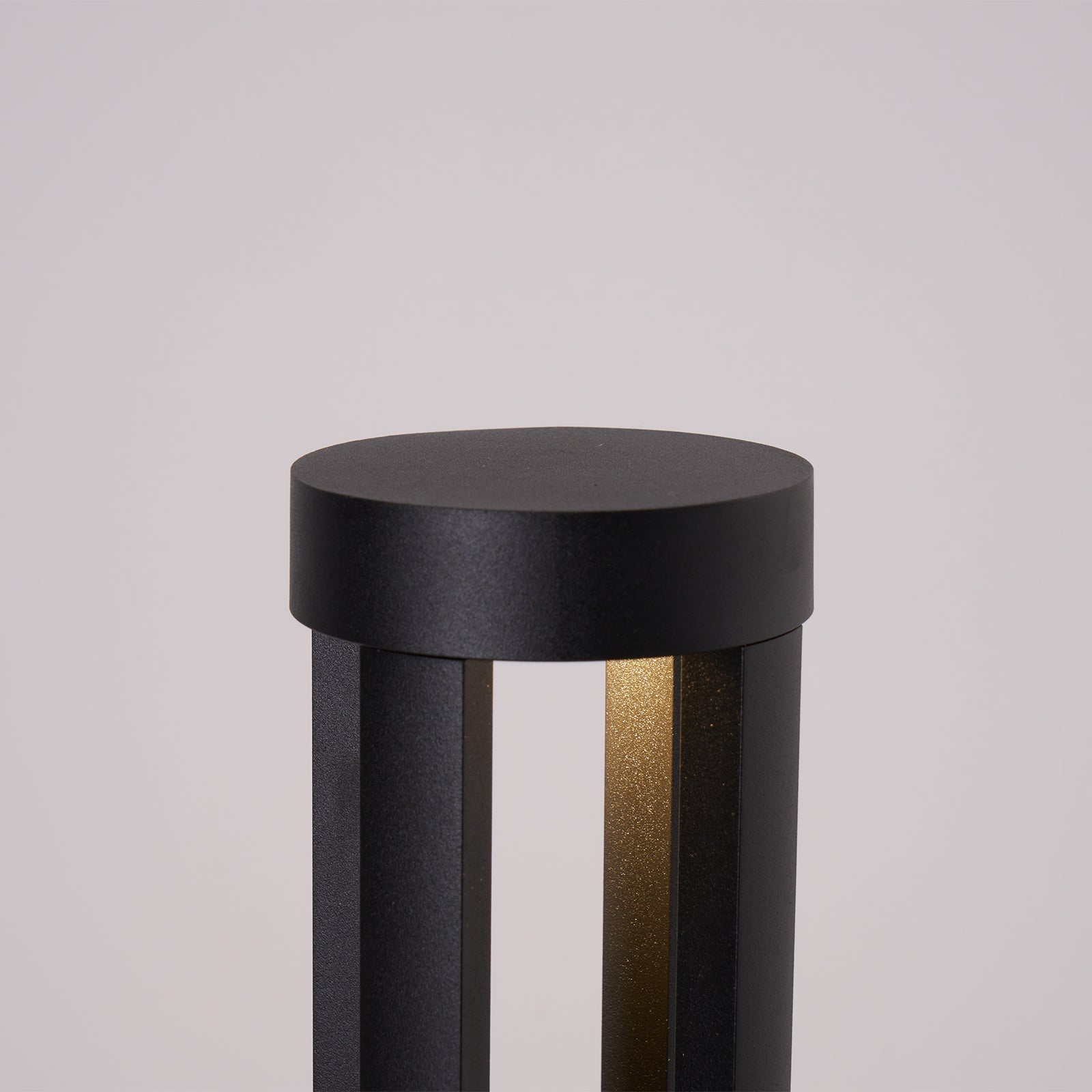 Black Solar Outdoor Post Light - Waterproof Solar Post Lamp