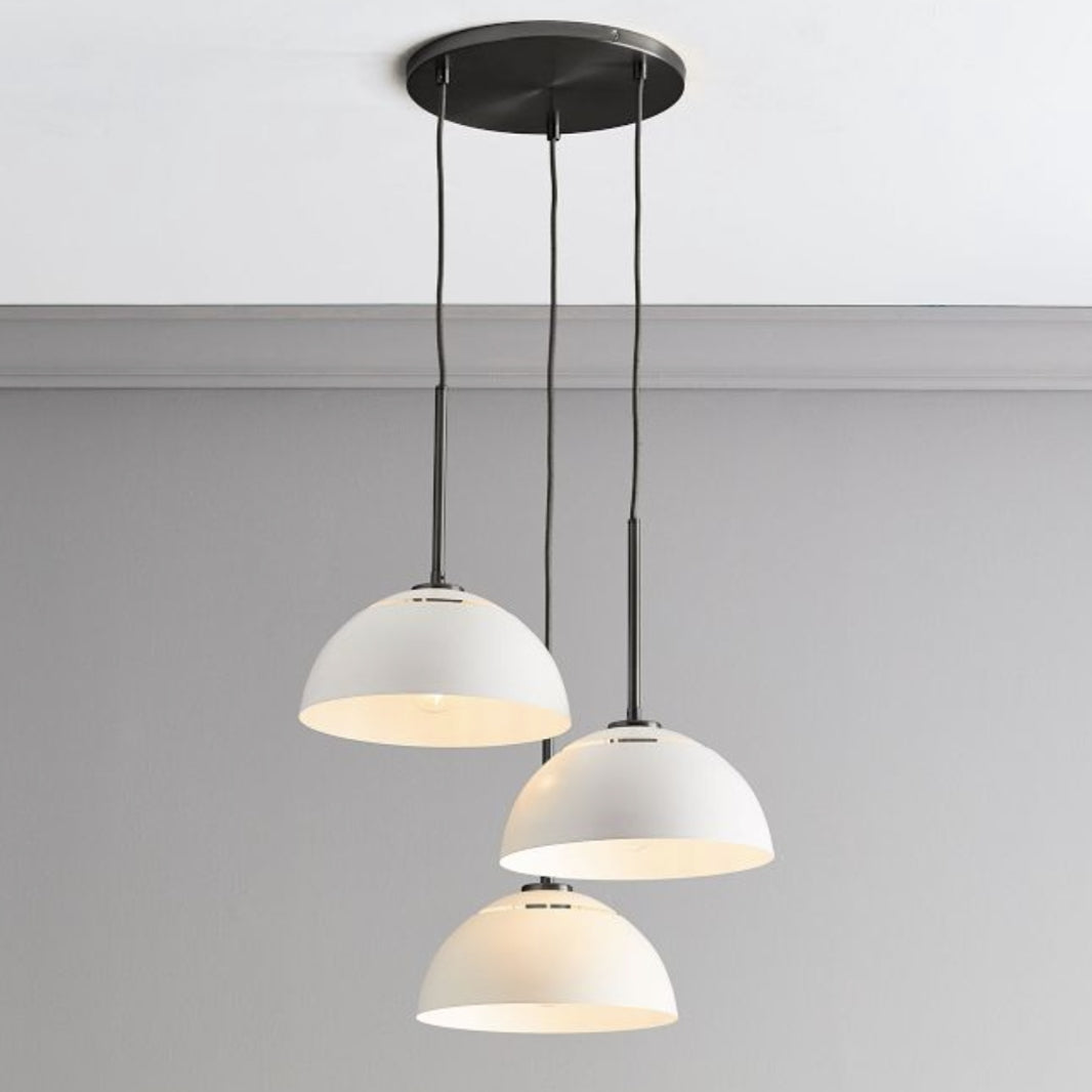 Parvion 3-Head Metal Pendant Light - Adjustable Modern Kitchen Lamp