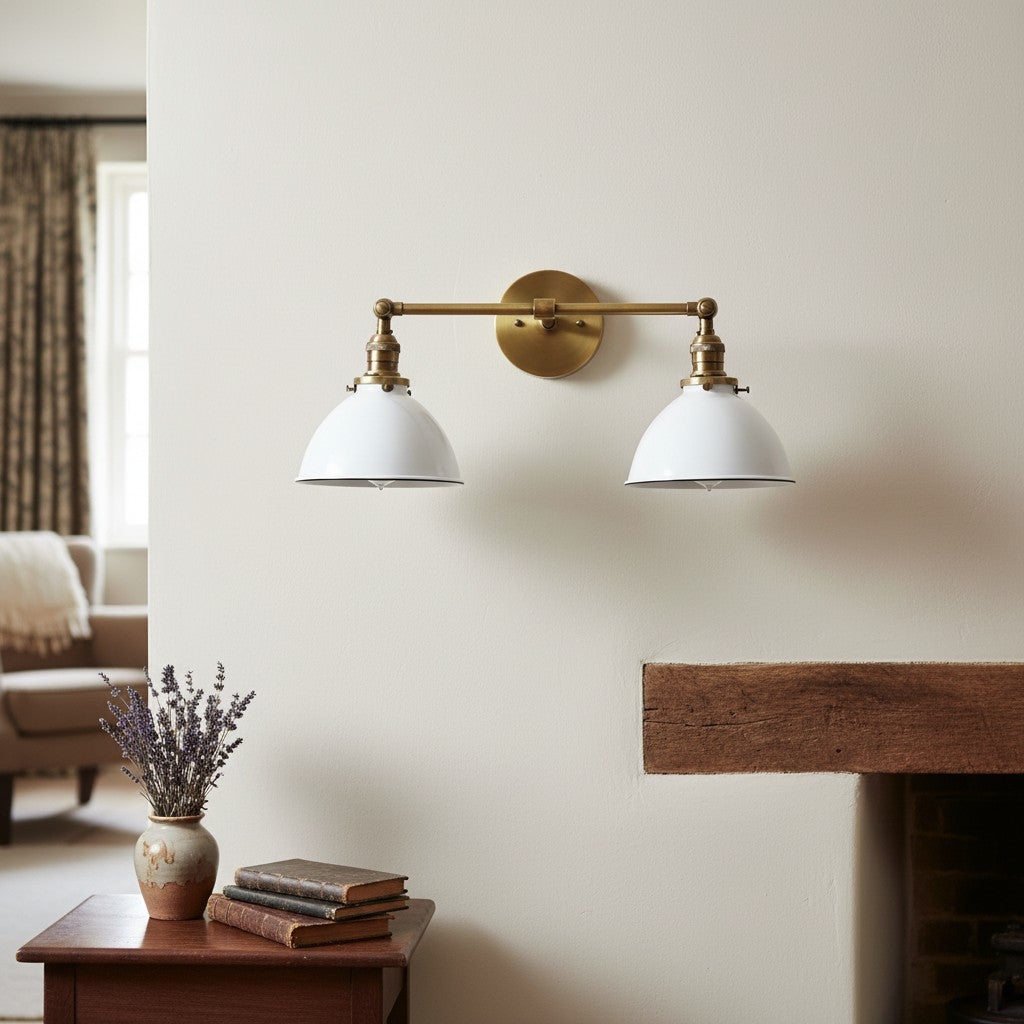 Conique Metal Industrial Vanity Light - Modern Bathroom Lighting Fixture