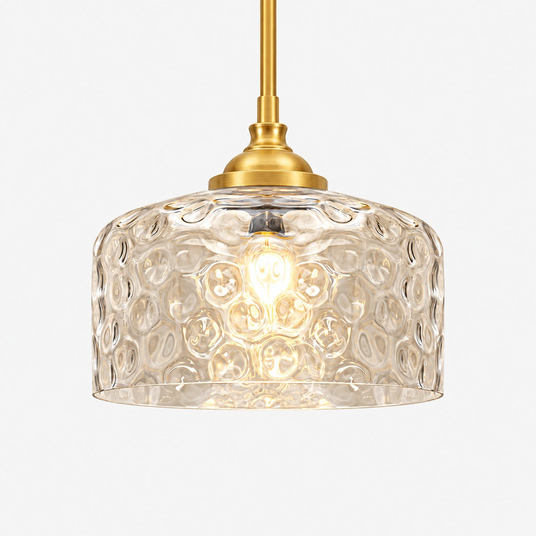 Verstellbare Vintage-Pendelleuchte aus Glas