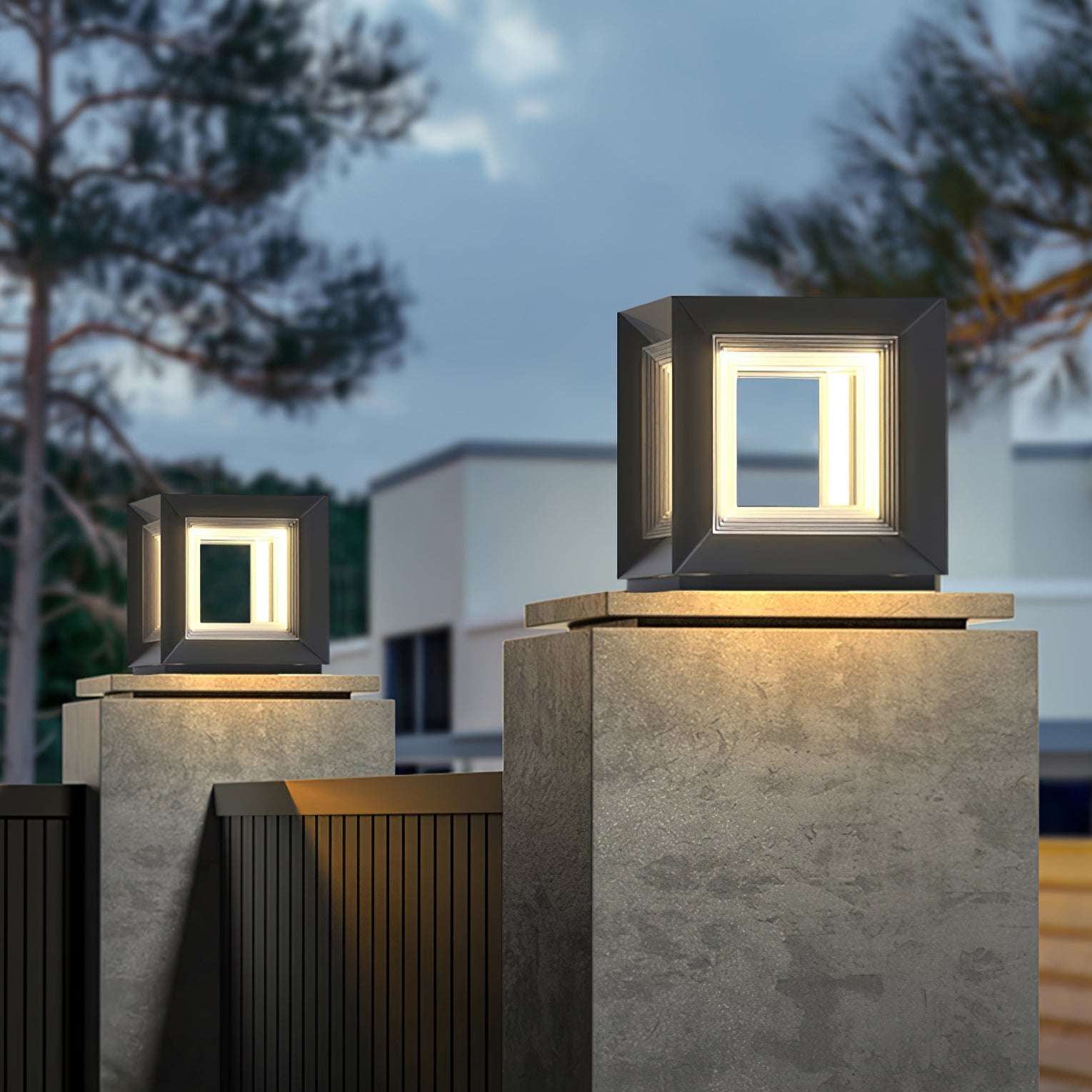 Outdoor Post Light - Waterproof LED Lamp for Garden, Patio & Pathway