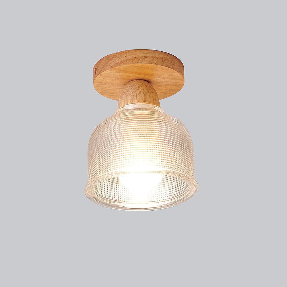 Retro Clear Glass Pendant Lights - Multiple Types for Hallway